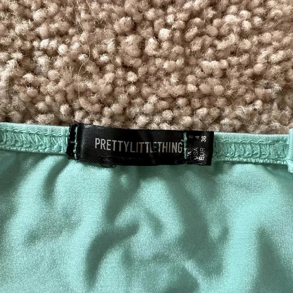 PLT Bandea Bikini and High Waisted Bottoms Turquoise - Picture 4 of 5